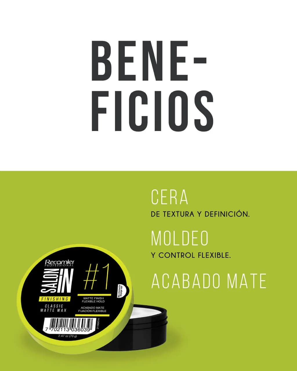RECAMIER Salon In Cera Classic Matte 70g - imagen 2