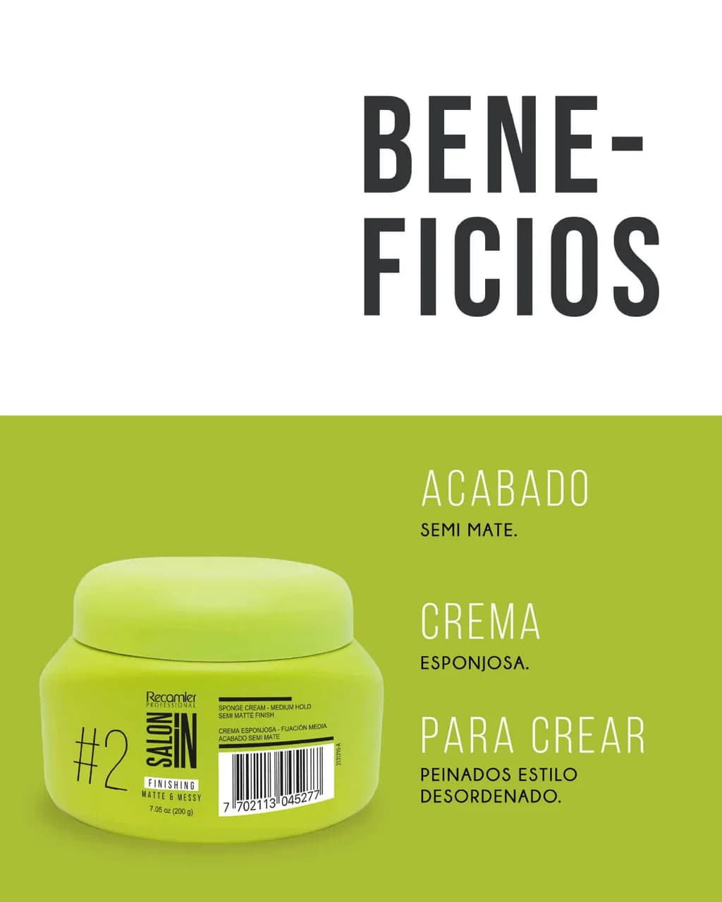 RECAMIER Salon In Matte y Messy 200g - imagen 2
