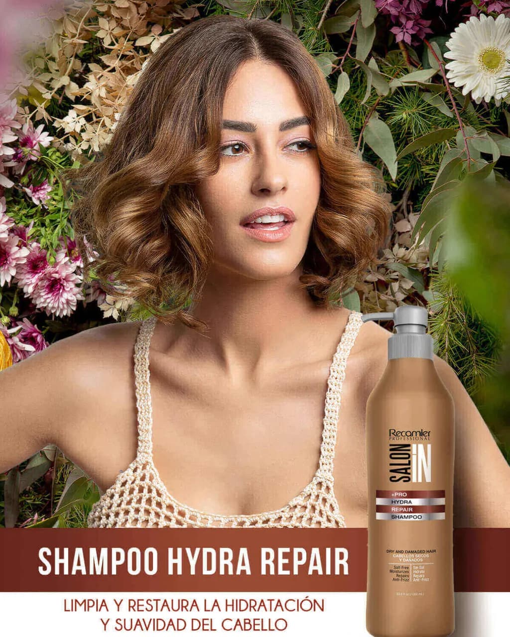 RECAMIER Salon In Shampoo Hydra Repair 1000ml - imagen 3