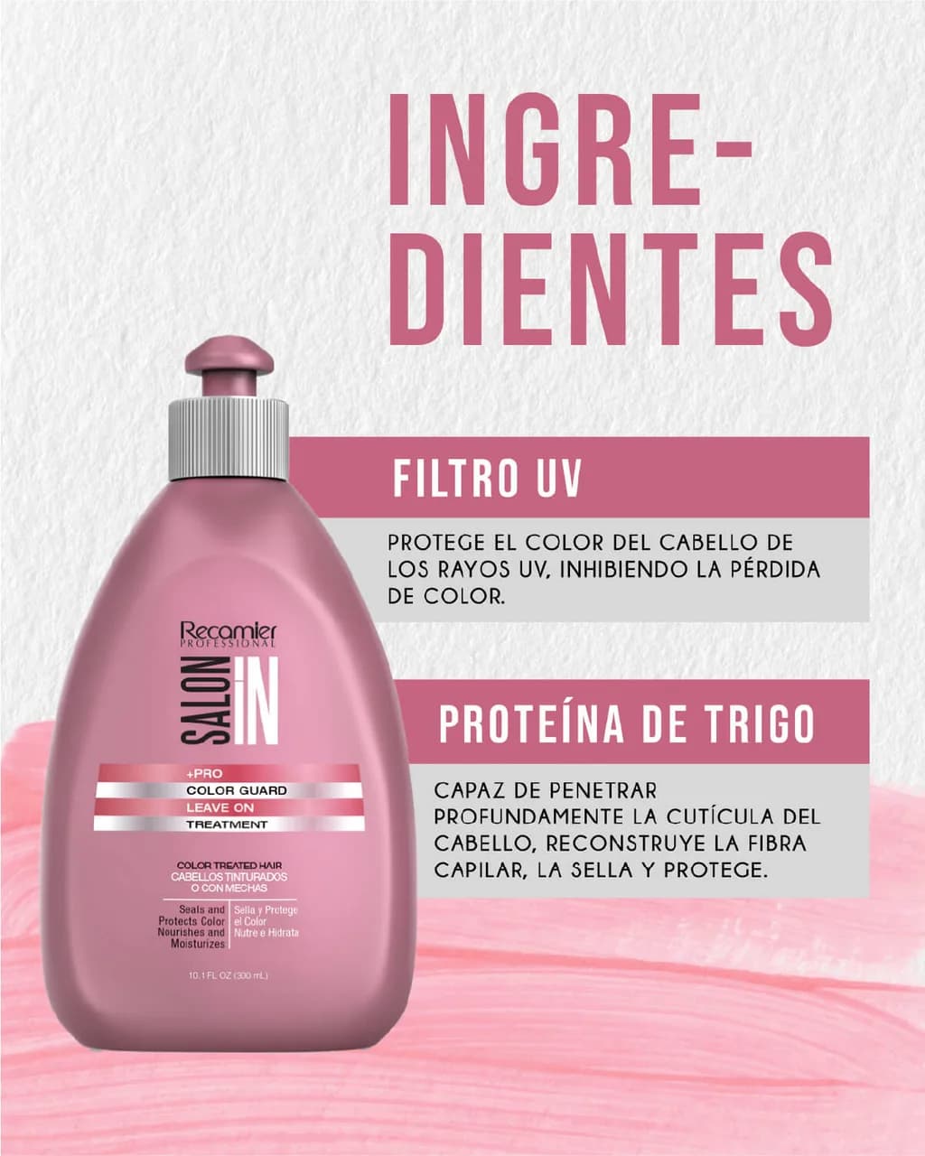 RECAMIER Salon In Tratamiento Sin Enjuague Color Guard 300ml - imagen 2