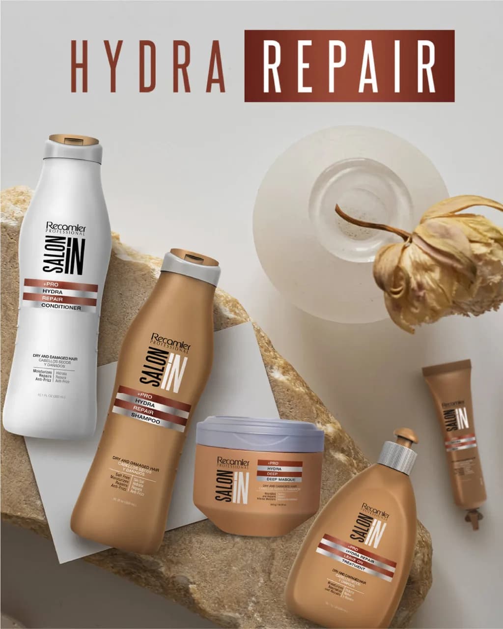 RECAMIER Salon In Tratamiento Sin Enjuague Hydra Repair 300ml - imagen 4