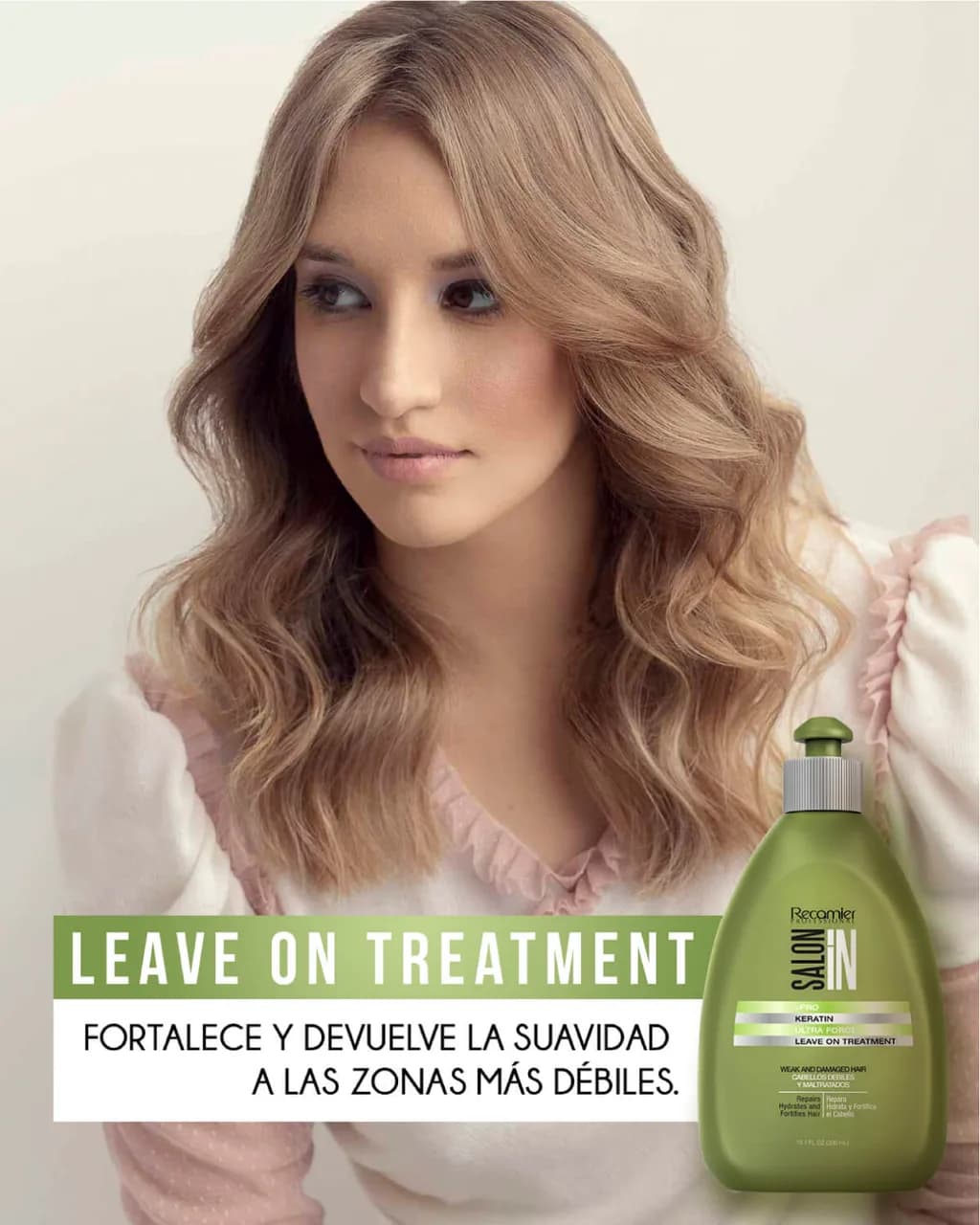 RECAMIER Salon In Tratamiento Sin Enjuague Keratin Ultra Force 300g - imagen 3