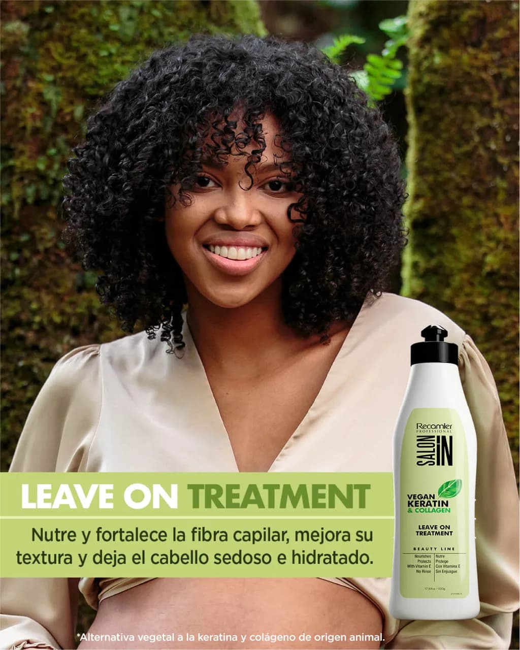 RECAMIER Salon In Tratamiento Vegan Keratin Collagen Leave-on 500ml - imagen 3