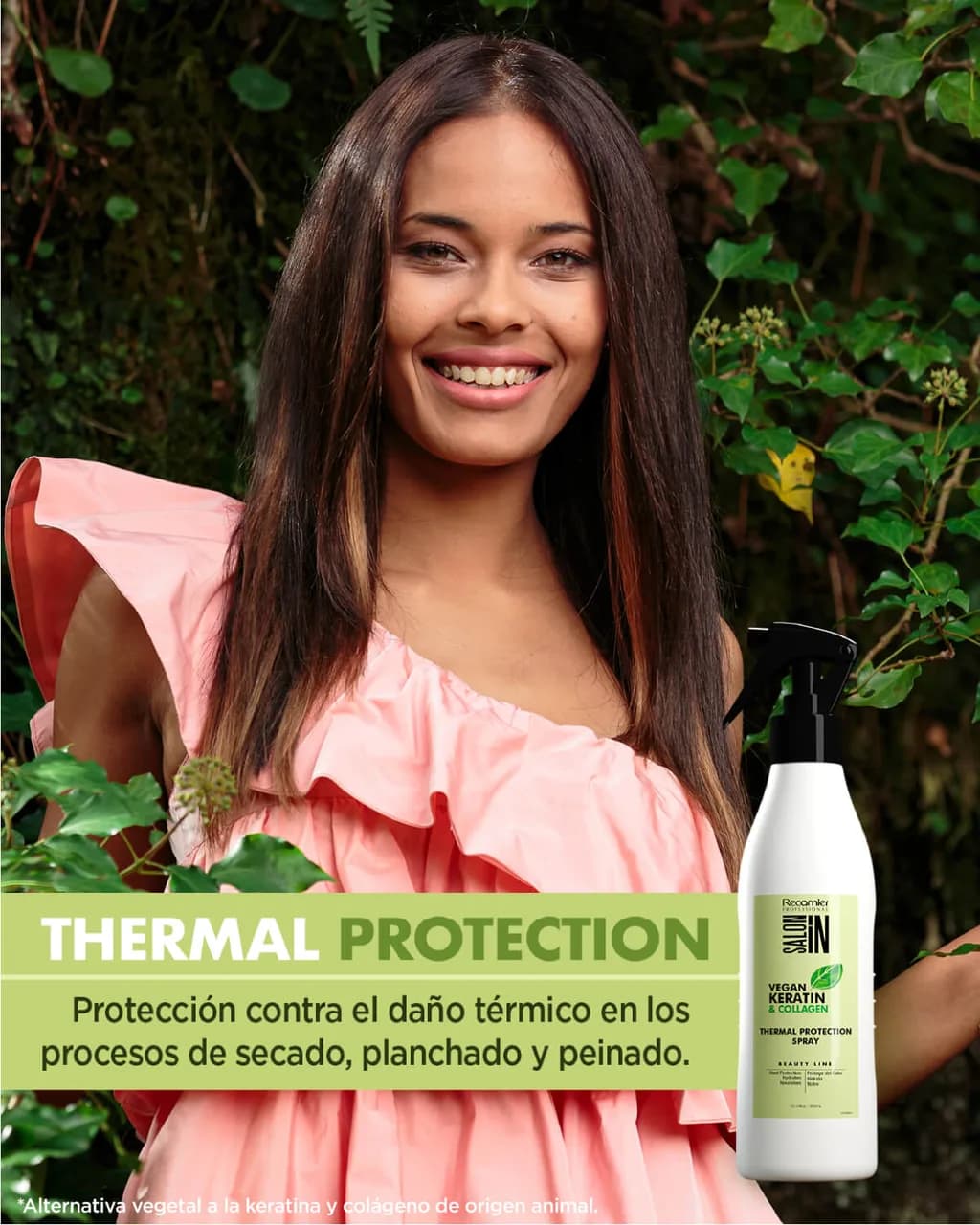 RECAMIER Salon In Vegan Keratin Collagen Thermoprotect 300ml - imagen 3 - imagen 3
