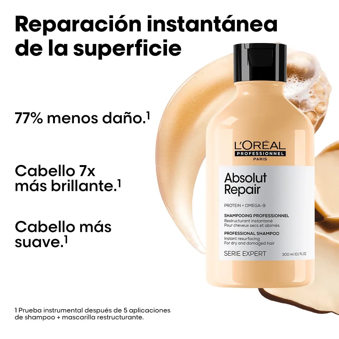 L'Oréal Professionnel Absolut Repair Shampoo 300ml - imagen 2