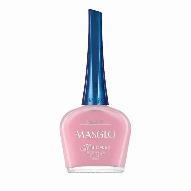 MASGLO Rebelde Esmalte Tradicional Translucido Gama Rosado 13,5ml