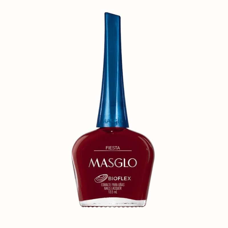 MASGLO Fiesta Esmalte Tradicional Cremoso Gama Rojo 13,5ml