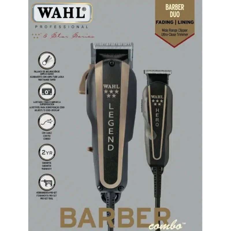 WAHL Combo Legend Barberia Profesional + Patillera Original - imagen 2