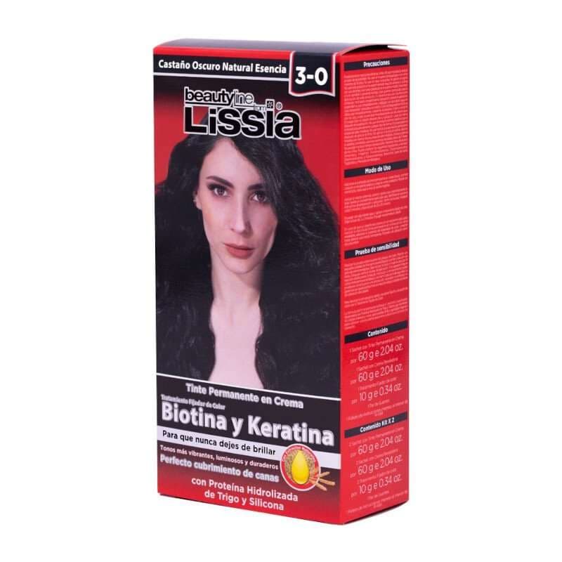 LISSIA Tinte En Crema Castaño Oscuro Natural 3-0 - imagen 2