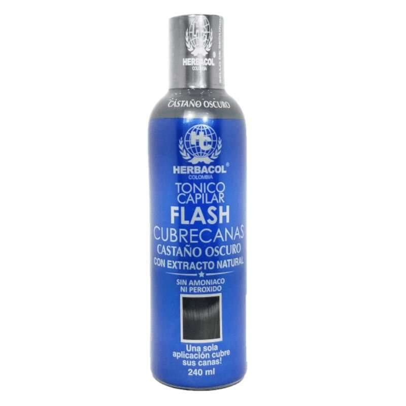 HERBACOL Tónico Capilar Flash Cubrecanas Castaño Oscuro