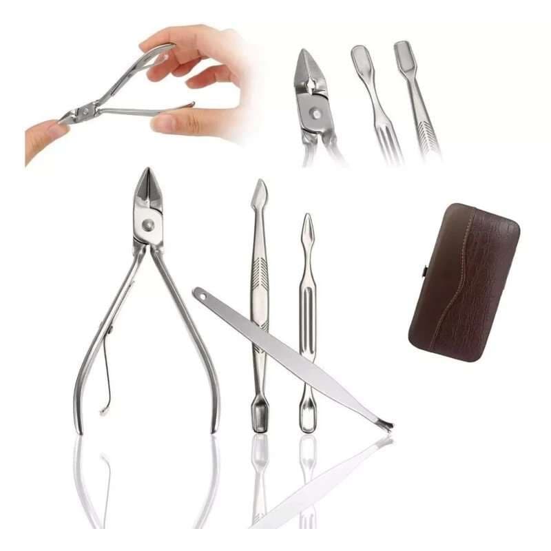 Kit Manicure Con Estuche Corta Uñas Y Accesorios En Acero - imagen 4 - imagen 4