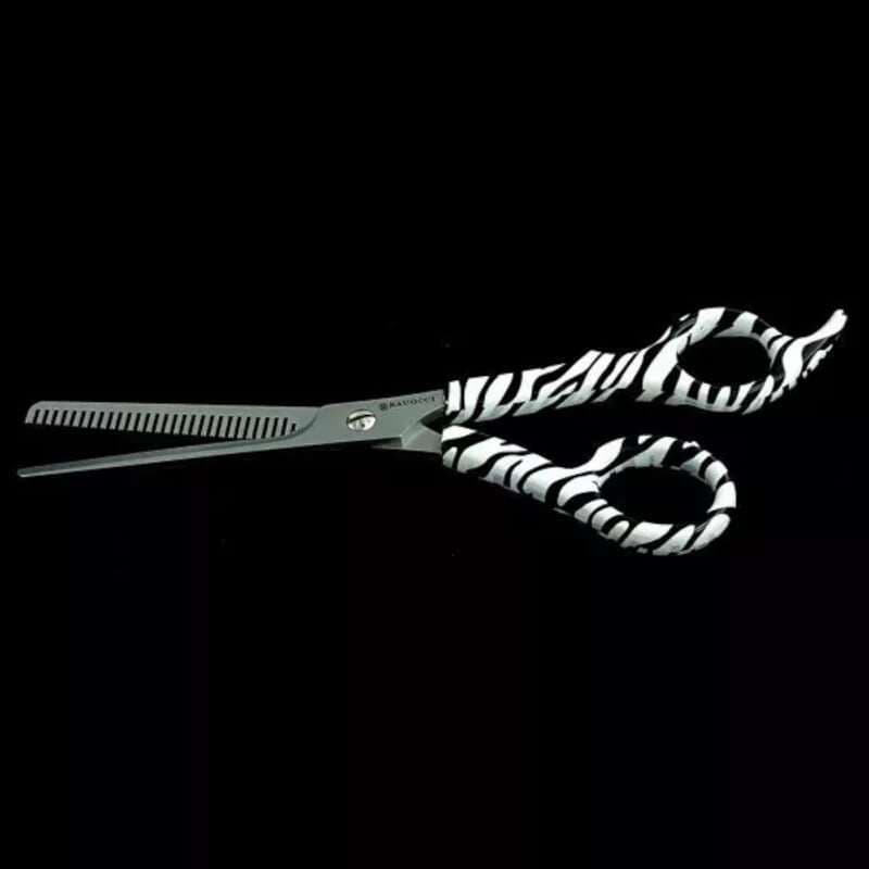 RAUGCCI Kit 2 Tijeras Corte Y Entresacar Diseños Zebra - imagen 5