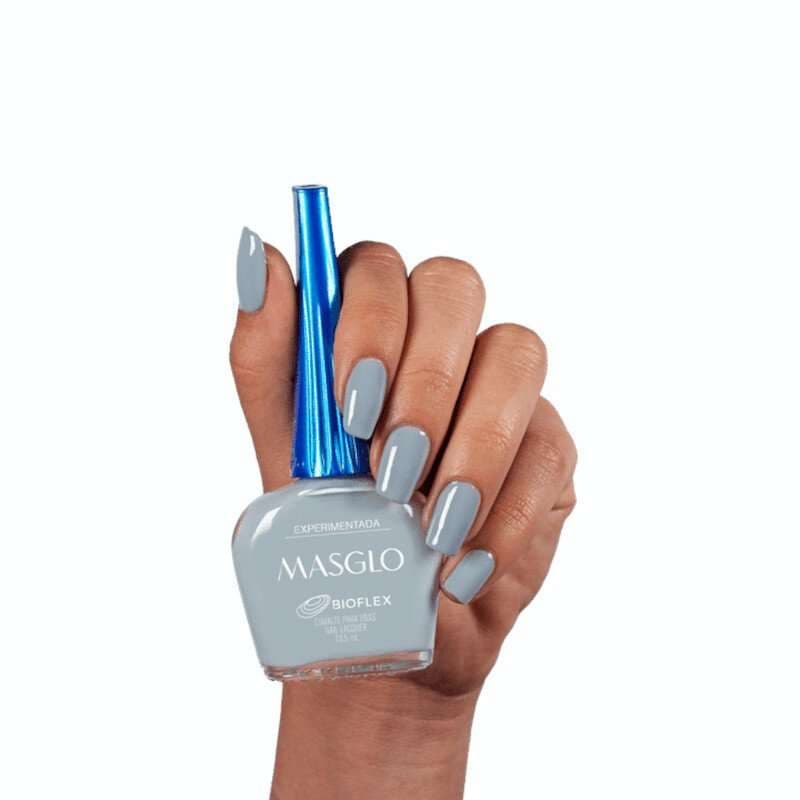 MASGLO Experimentada Esmalte Tradicional Cremoso Gama Griz 13,5ml - imagen 3