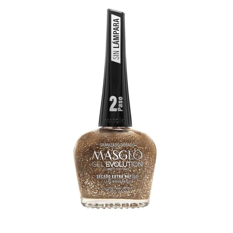 MASGLO Granizado Dorado Esmalte Gel Evolution 13,5ml