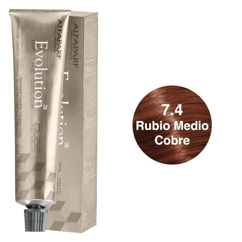ALFAPARF Evolution Tinte Tono 7.4 Rubio Medio Cobre