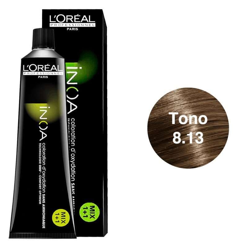 L’Oréal Professionnel Inoa Tono 8.13 Rubio Claro Ceniza Dorado 60ml