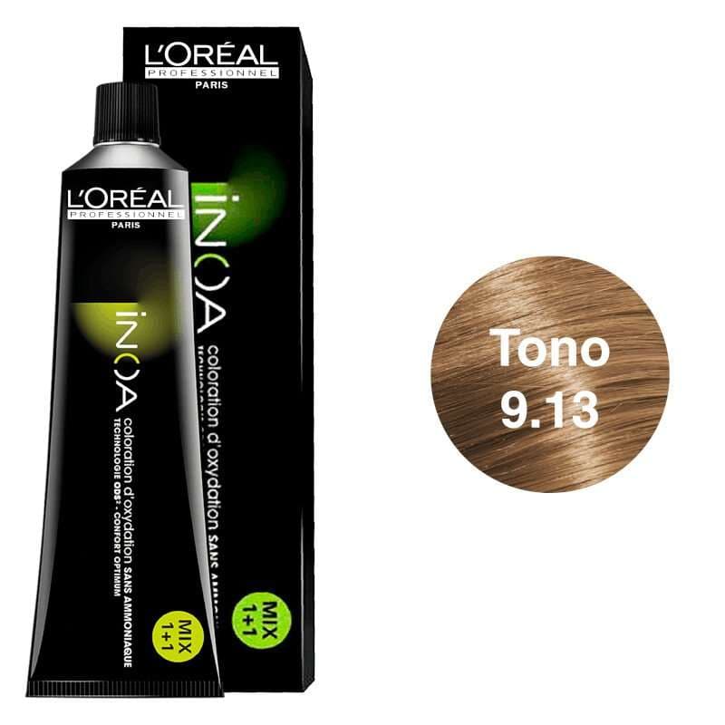 L’Oréal Professionnel Inoa Tono 9.13 Rubio muy Claro Ceniza Dorado 60ml
