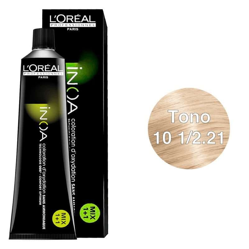 L’Oréal Professionnel Inoa Tono 10.1/2,21 Rubio Extra Claro Irisado Ceniza 60ml