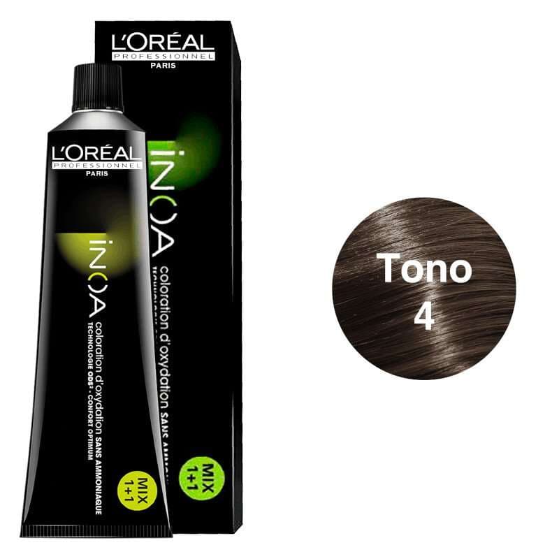 L’Oréal Professionnel Inoa Tono 4 Castaño 60ml