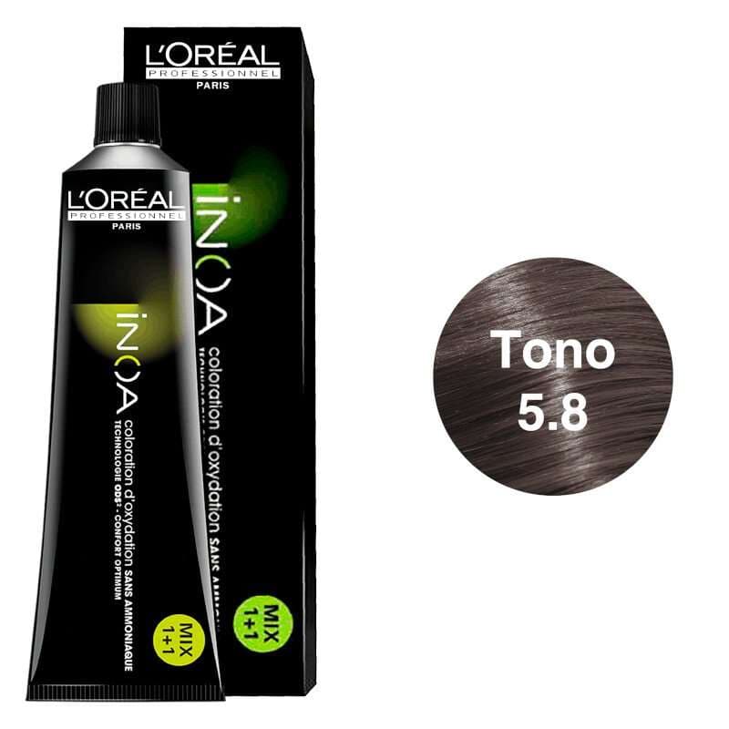 LOREAL Tinte Inoa Tono 5.8 Castaño Claro Moka 60ml