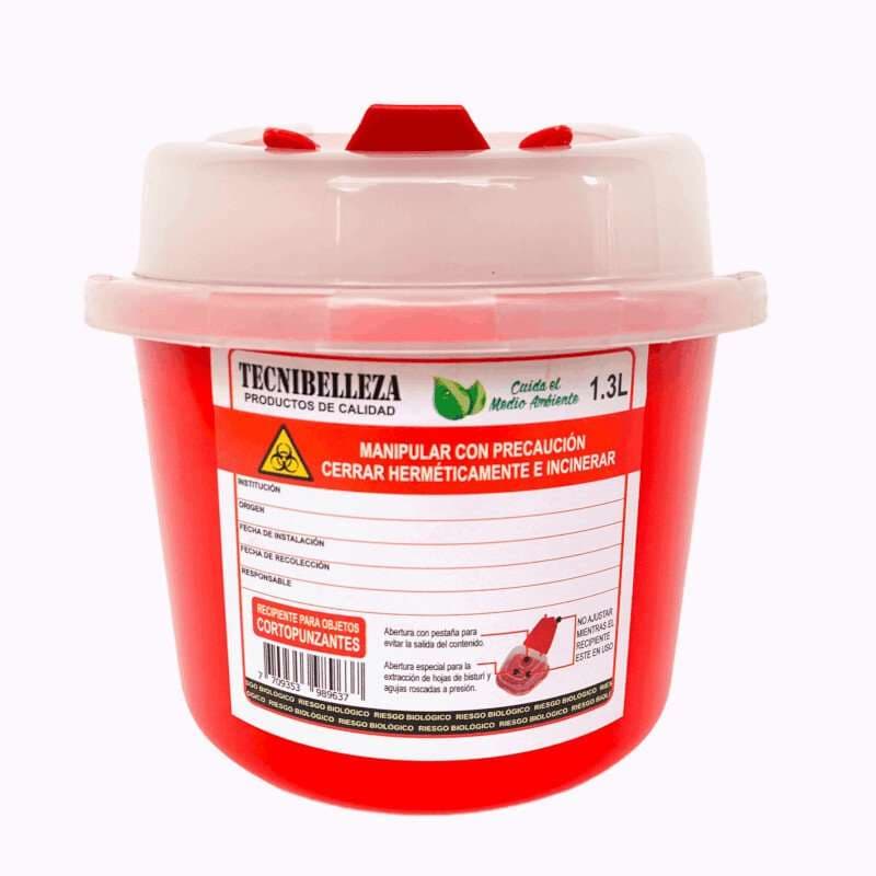 TECNIBELLEZA Guardian Para residuos Cortopunzantes 1.3L