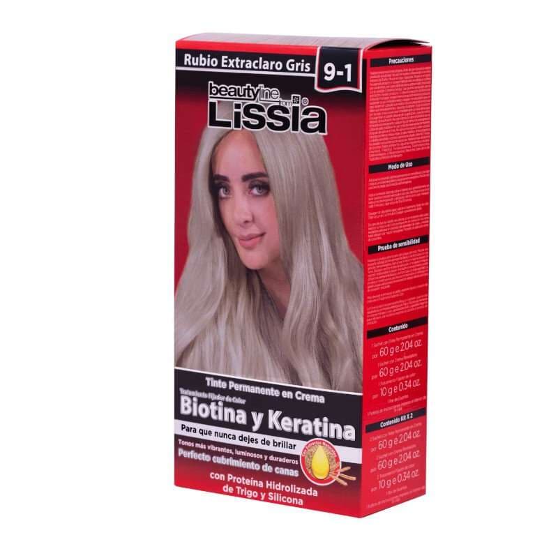 LISSIA Tinte En Crema Rubio Extra Claro Gris 9-1 - imagen 2