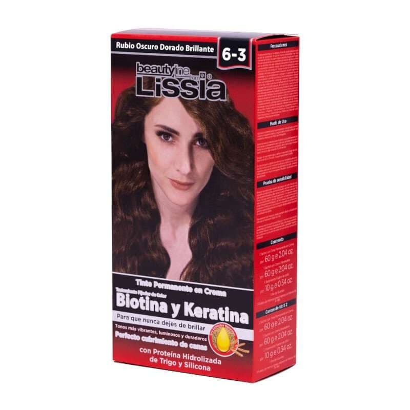 Lissia Tinte en Crema Rubio Oscuro Dorado Brillante 6-3 - imagen 2 - imagen 2
