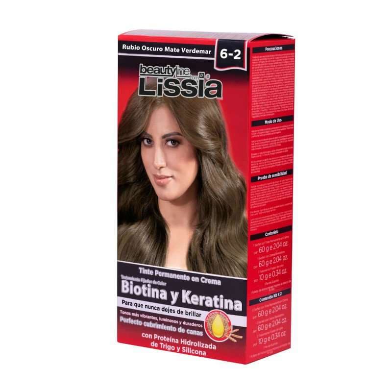 LISSIA Tinte En Crema Rubio Oscuro Mate Verdemar 6-2 - imagen 2