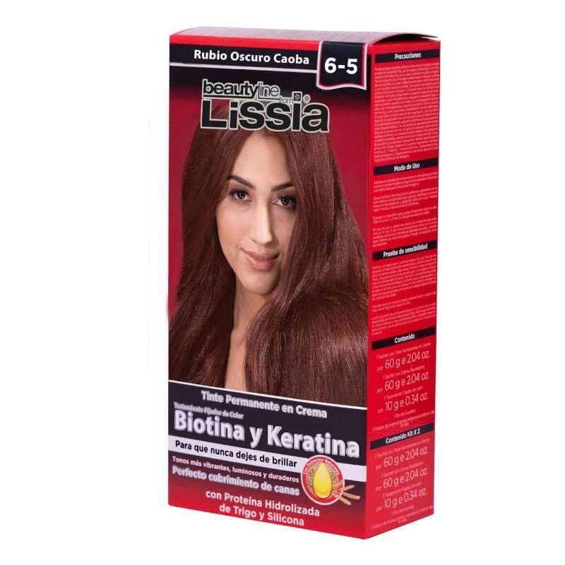 LISSIA Tinte En Crema Rubio Oscuro Caoba 6-5 - imagen 2