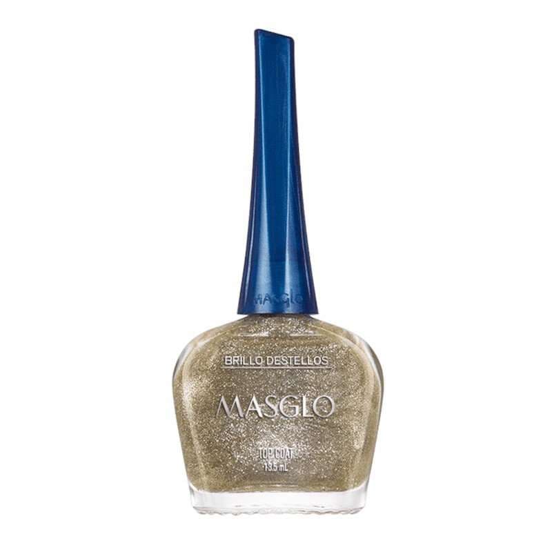 MASGLO Brillo Tradicional Con Particulas Destellos 13,5ml