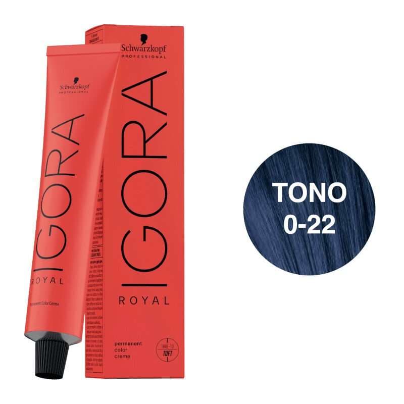 Igora Royal Tono 0-22 Mezcla Azul 60ml