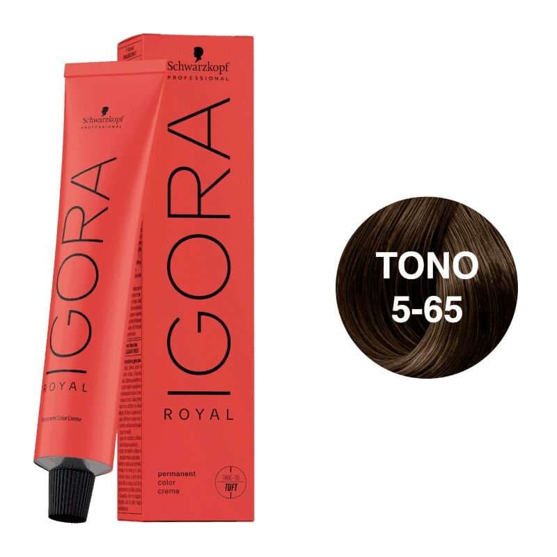 SCHWARZKOPF Igora Royal Tono 5-65 Castaño Claro Marrón Dorado 60ml