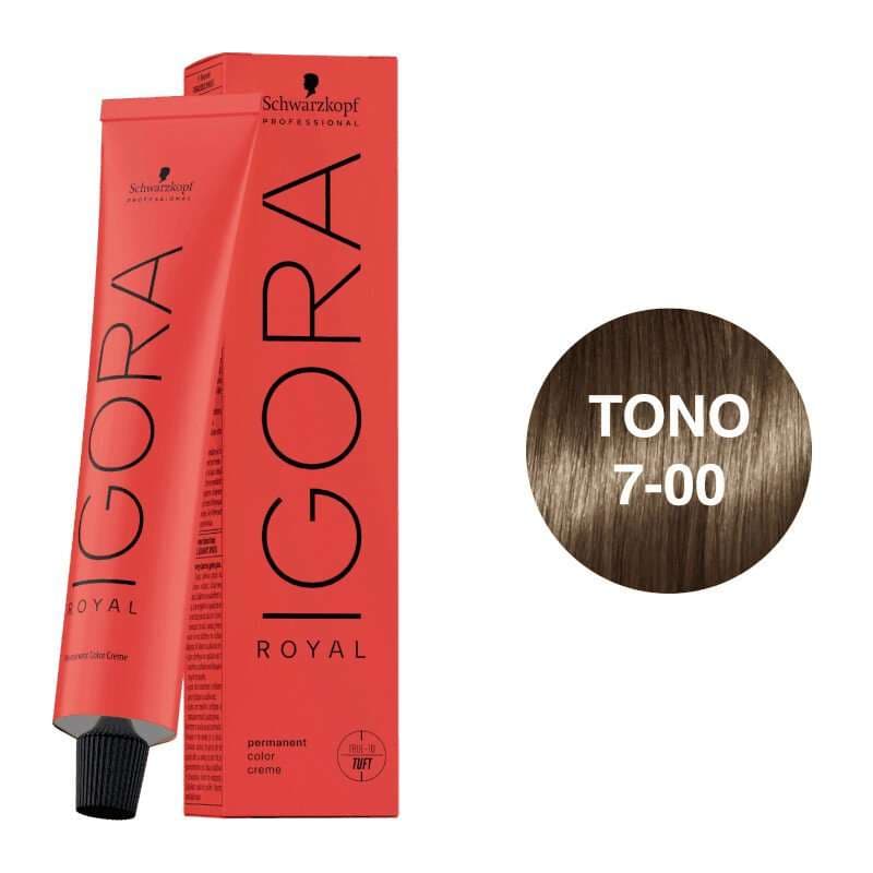 Igora Royal Tono 7-00 Rubio Medio Natural Intenso 60mL