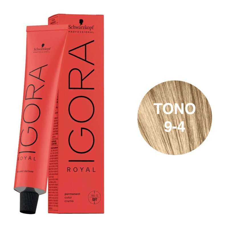 SCHWARZKOPF Igora Royal Tono 9-4 Rubio Muy Claro Beige 60mL