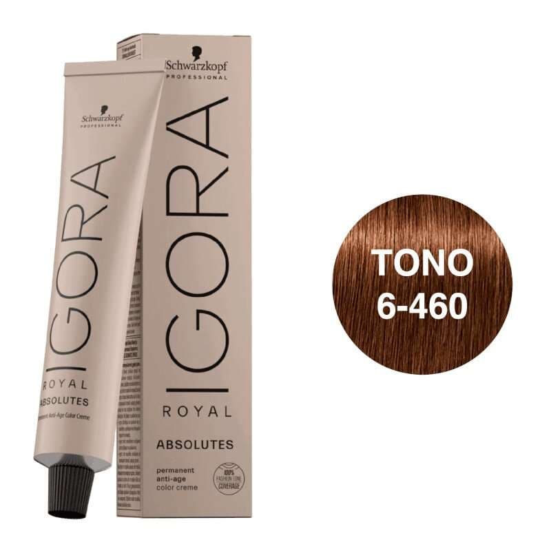 Igora Royal Absolutes Tono 6-460 Rubio Oscuro Beige Chocolate 60mL