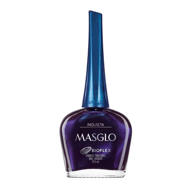 MASGLO Inquieta Esmalte Tradicional Translucido Gama Morado 13,5ml