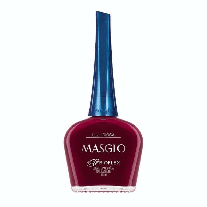MASGLO Lujuriosa Esmalte Tradicional Cremoso Gama Rojo 13,5ml