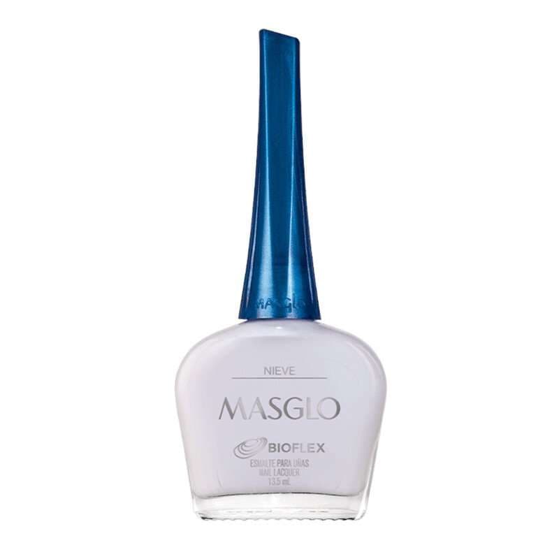 MASGLO Nieve Esmalte Tradicional Translucido Gama Lila 13,5ml