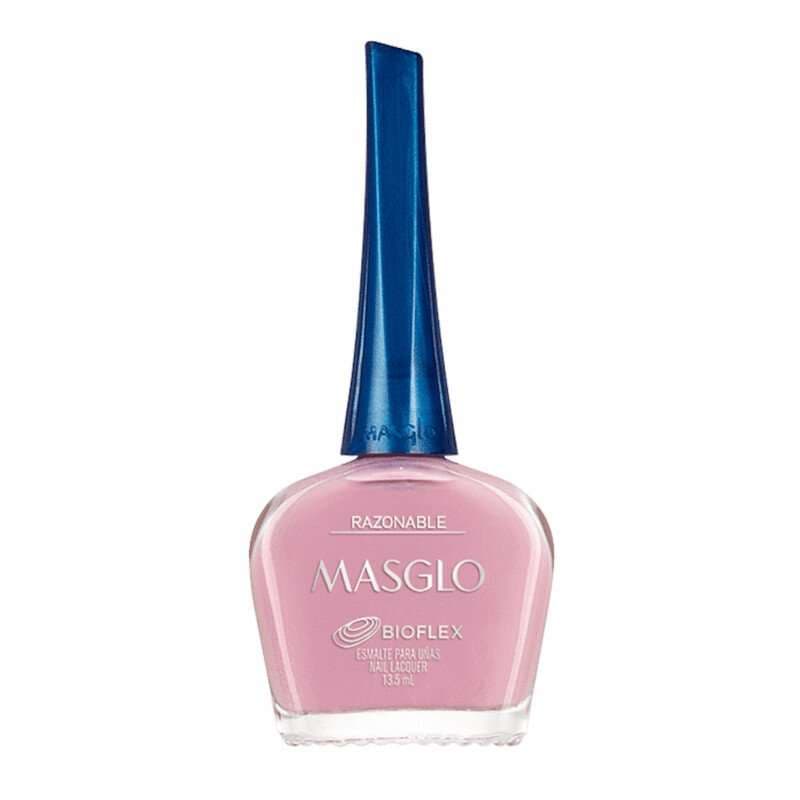 MASGLO Razonable Esmalte Tradicional Cremoso Gama Rosado 13,5ml