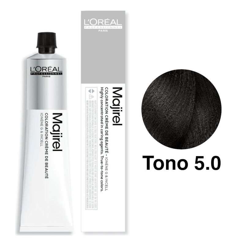 L'Oréal Professionnel Tinte Majirel Tono 5.0 Castaño Claro Profundo 50mL