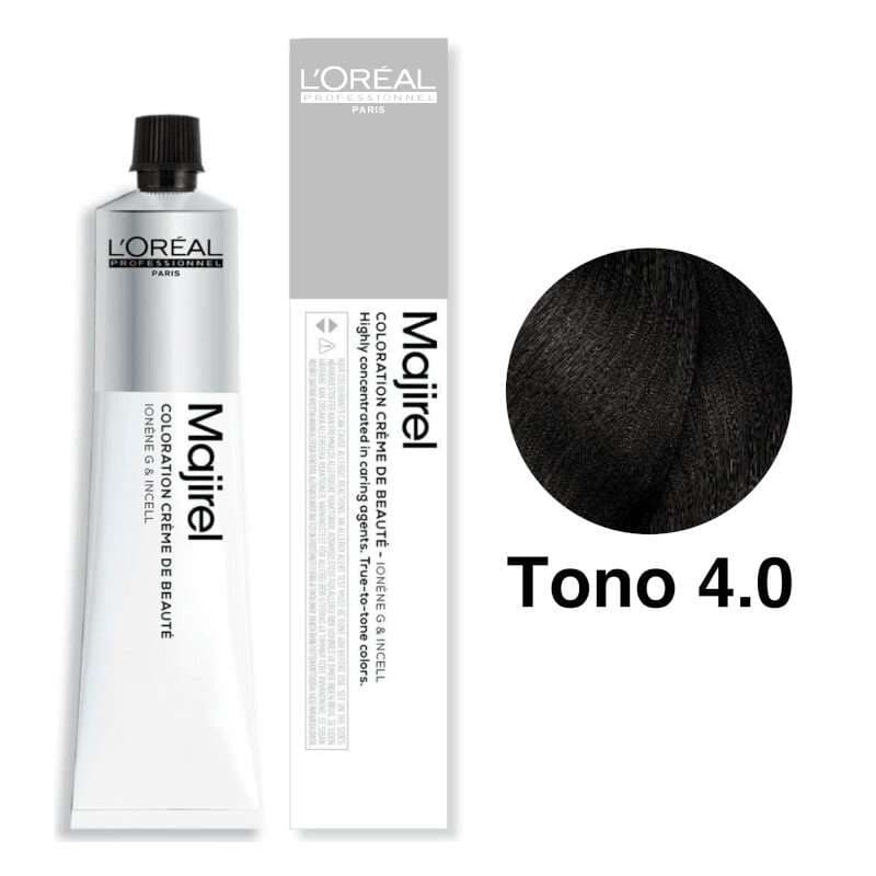 L’Oréal Professionnel Majirel Tono 4.0 Castaño Profundo 50mL