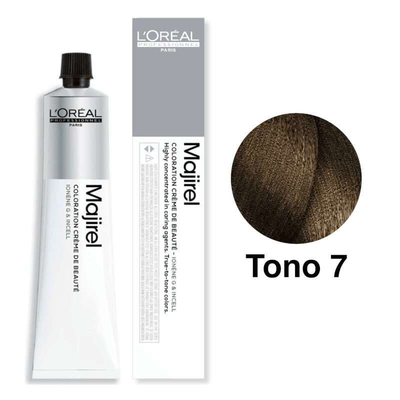 L'Oréal Professionnel Tinte Majirel Tono 7 Rubio 50mL