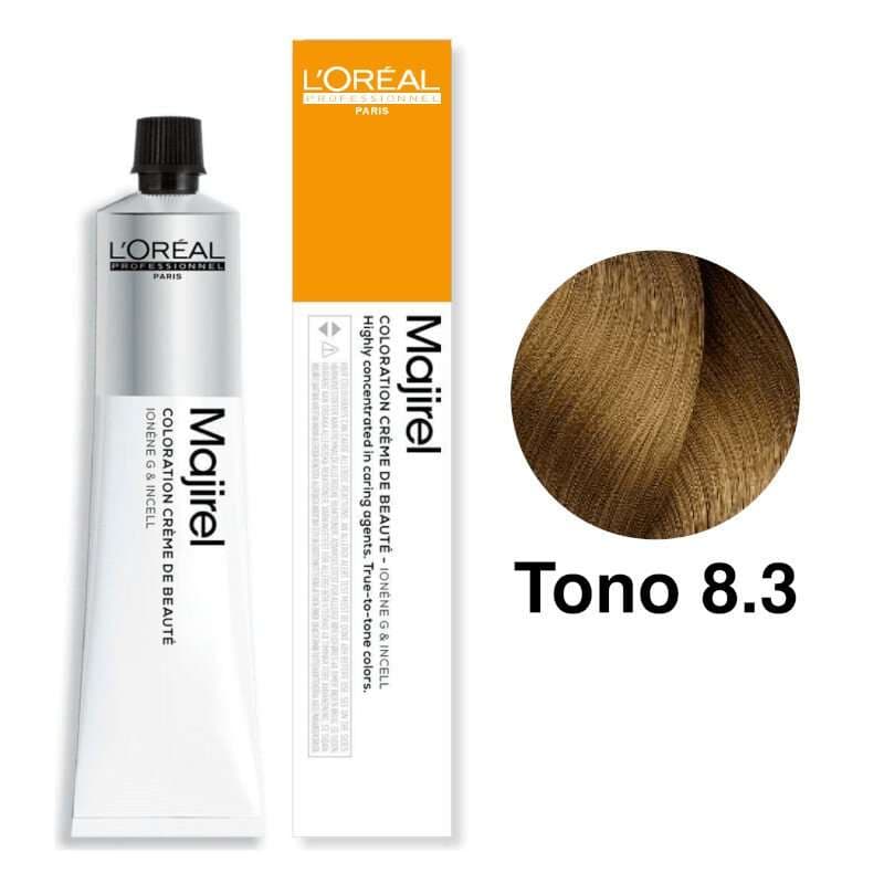 L'Oréal Professionnel Tinte Majirel Tono 8.3 Rubio Claro Dorado 50ml