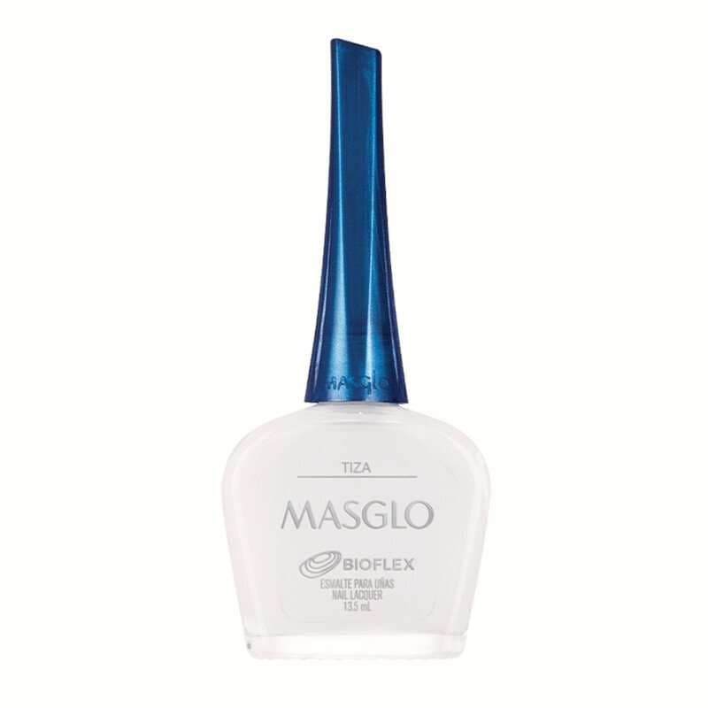 MASGLO Tiza Esmalte Tradicional Cremoso Gama Blanco 13,5ml
