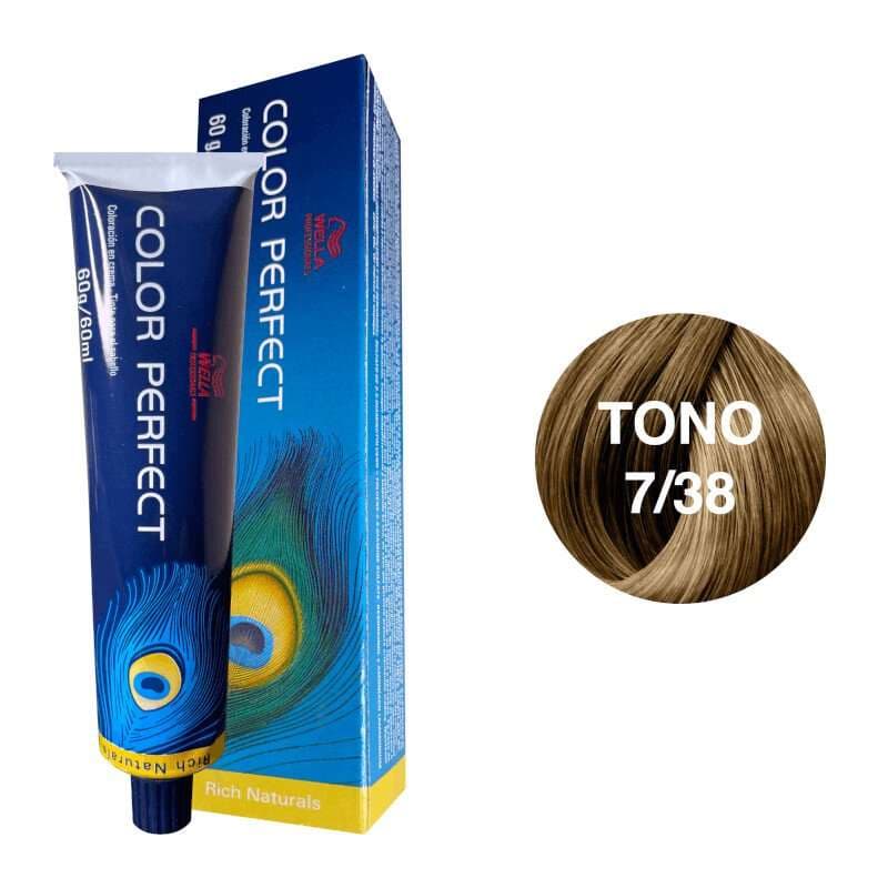 WELLA Tinte Color Perfect Tono 7/38 60ml