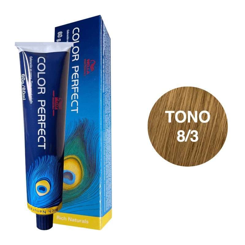 WELLA Tinte Color Perfect Tono 8/3 60ml