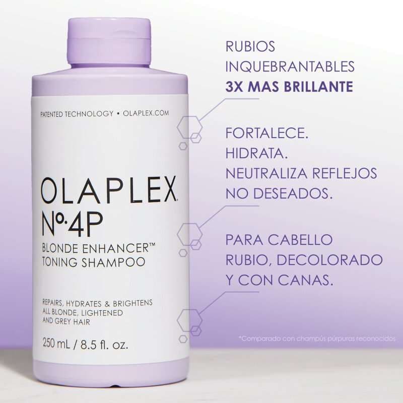 OLAPLEX Shampoo Tonalizante No.4P 250ml - imagen 8