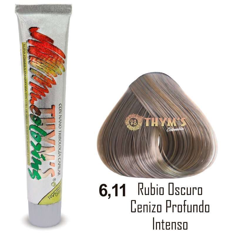 THYMS Coloring 6.11 Rubio Oscuro Cenizo Profundo Intenso