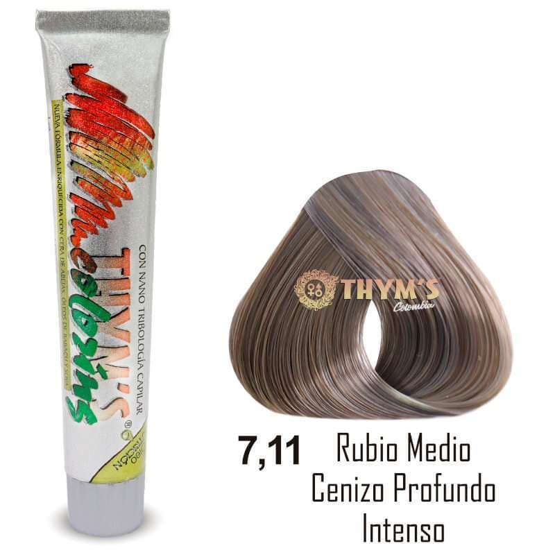 THYMS Coloring 7.11 Rubio Medio Cenizo Profundo Intenso