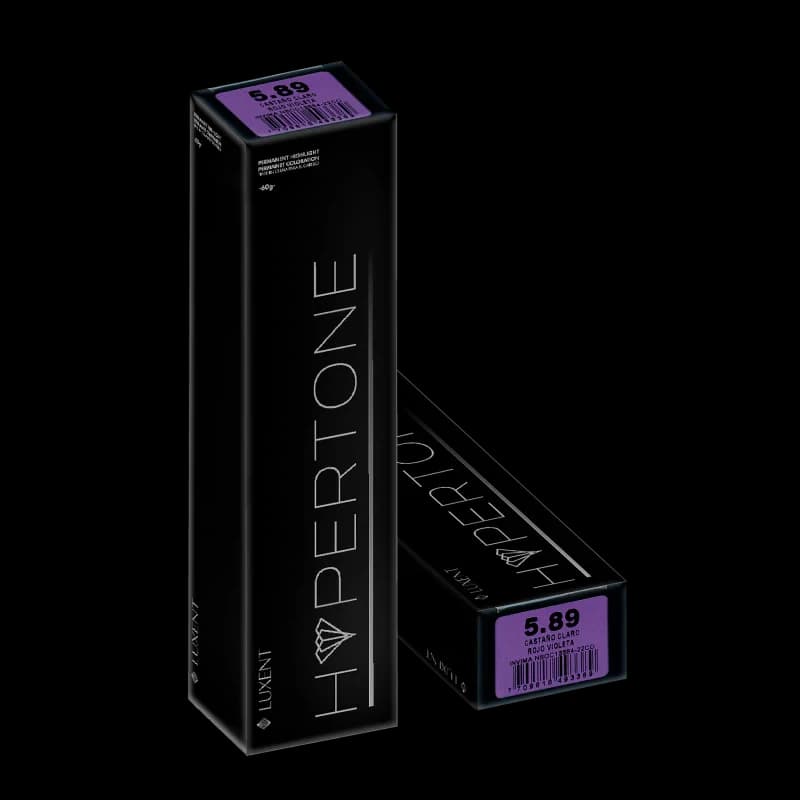 LUXENT Tinte Hypertone 5.89 Castaño Claro Rojo Violeta - imagen 2